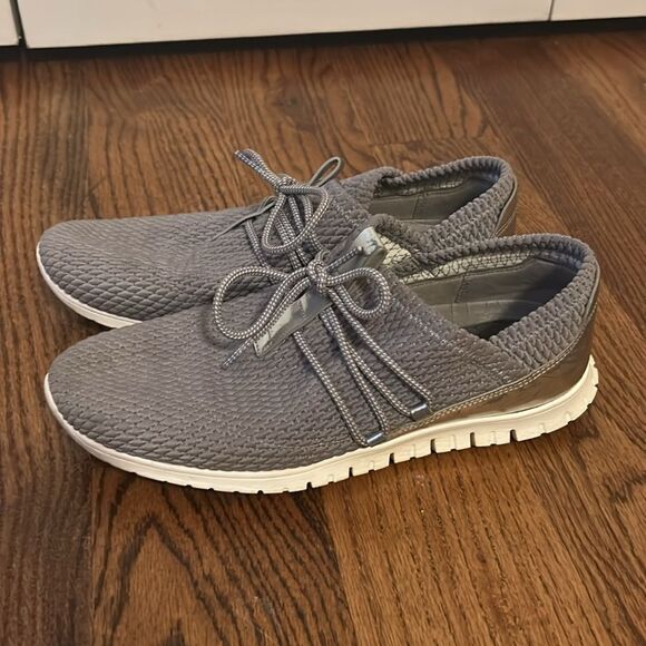 Cole Haan Zerogrand Gray and Silver Sneakers Size 8 - Picture 3 of 10